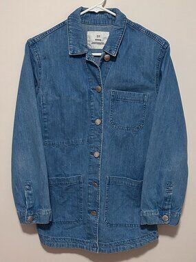 H&M's (&Denim) Famous Denim Utility Jacket - Size: XS